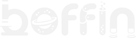 Boffin Box Logo - white transparent