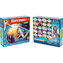 44 Piece Neon Maxi Supermag Magnetic Building Set