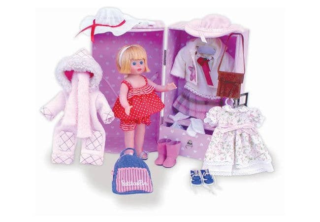 Four Seasons Dressup Doll & Trunk by Petitcollin