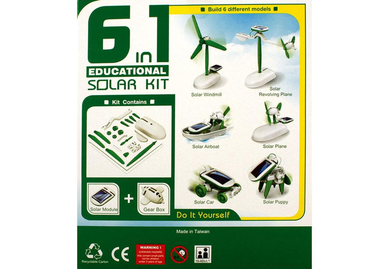 6 in 1 DIY Solar Construction Kit
