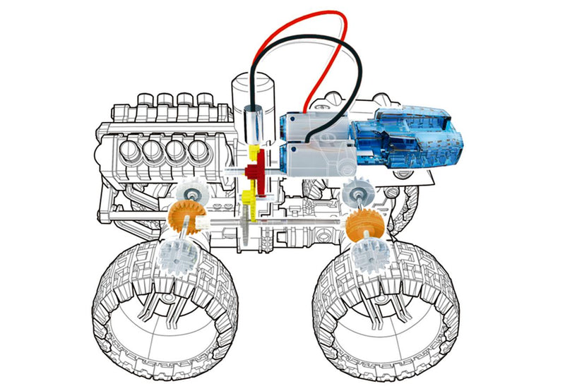 Salt Water Powered 4WD Car & Engine Kit