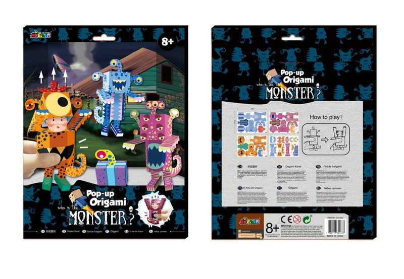 Who's the Monster? Pop-up Origami Kit