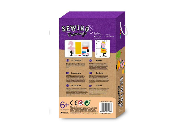Flamingo Felt Sewing Kit