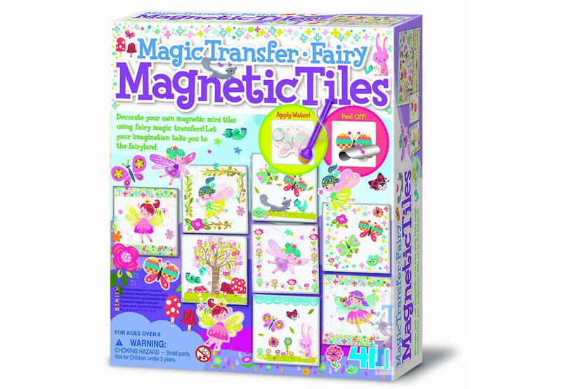 Fairy Magic Transfer Magnetic Porcelain Tiles