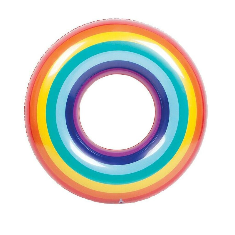 Rainbow Inflatable Pool Ring