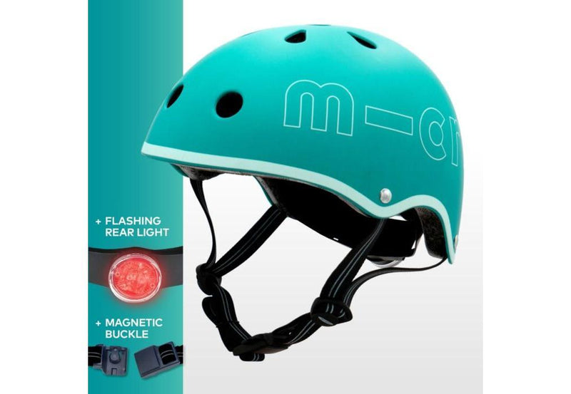 Medium Aqua Micro Scooter Helmet