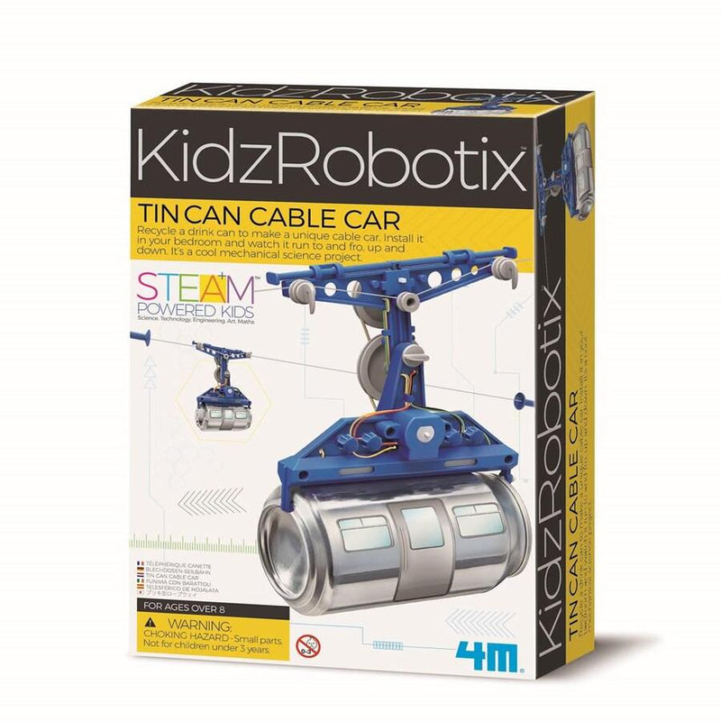 KidzRobotix Tin Can Cable Car Kit