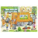 2 x 12 Piece Street Cleaning Underway Puzzle by Ravensburger
