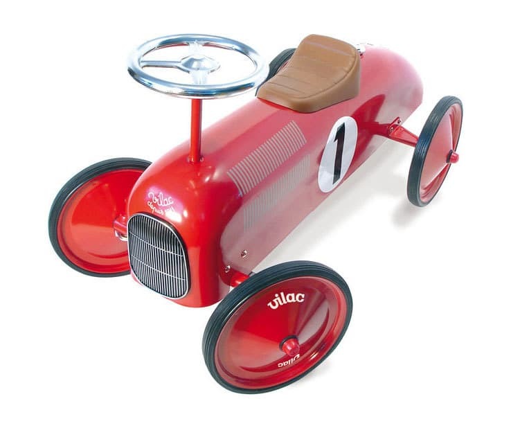 Red Ride On Classic Toy Car by Vilac