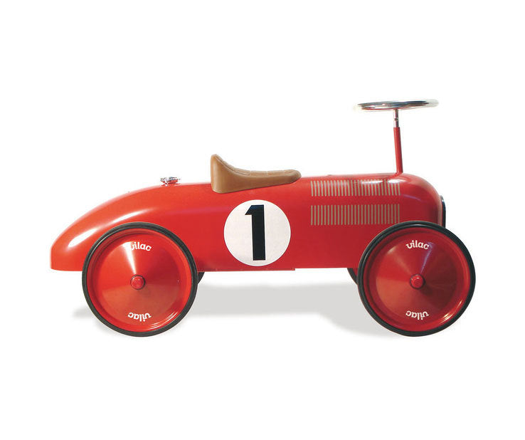 Red Ride On Classic Toy Car by Vilac