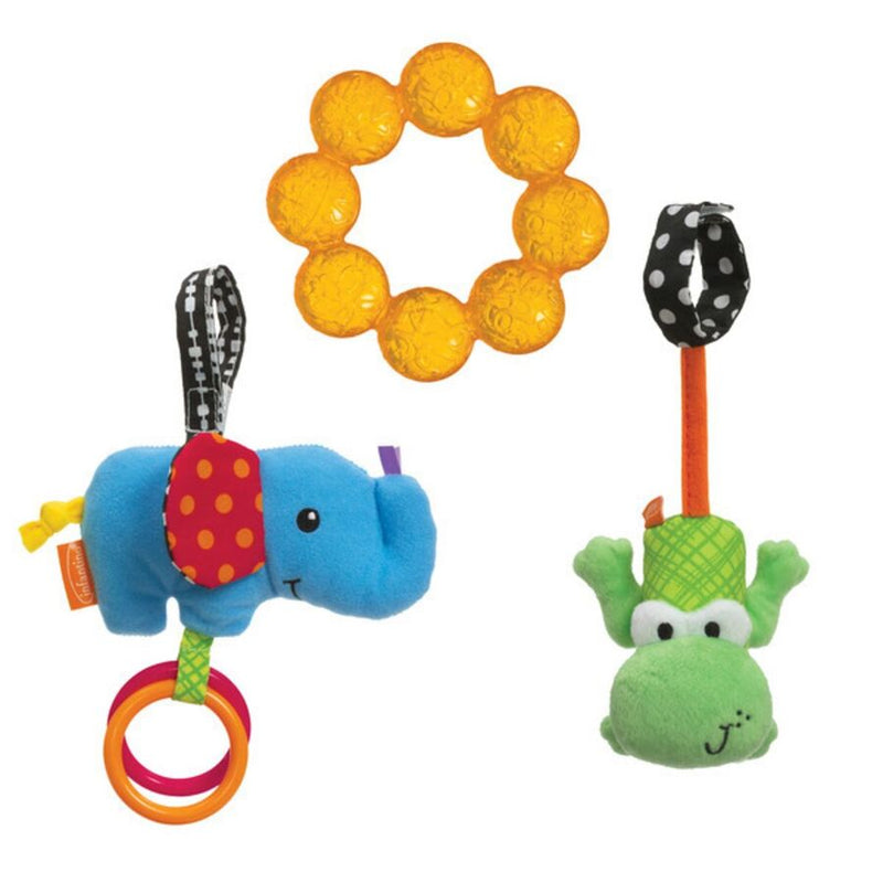 Teethe & Rattle Animal Play Set by Infantino