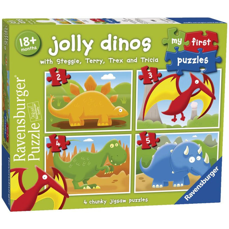2, 3, 4 & 5 Piece Jolly Dinos My First Puzzle Set by Ravensburger