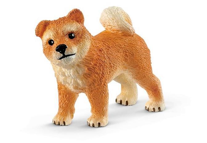 Shiba Inu Mother and Puppy Figurines