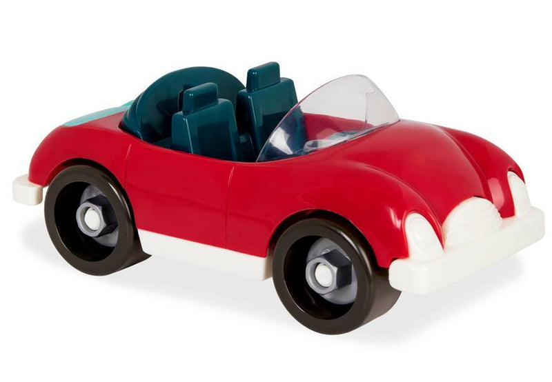 Red Take-Apart Roadster Car