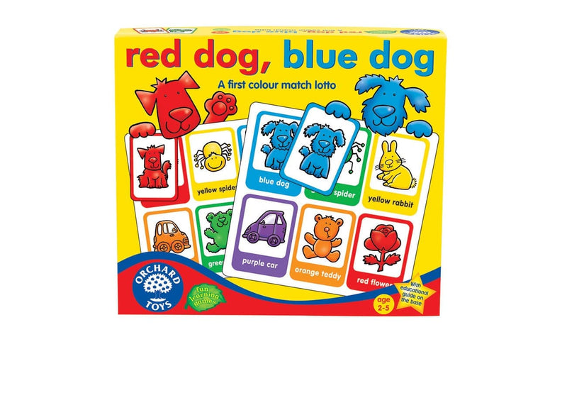 Red Dog/Blue Dog Lotto Game by Orchard Toys