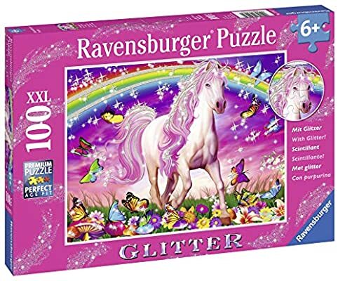 100 Piece Horse Dream Glitter Puzzle 100pc by Ravensburger