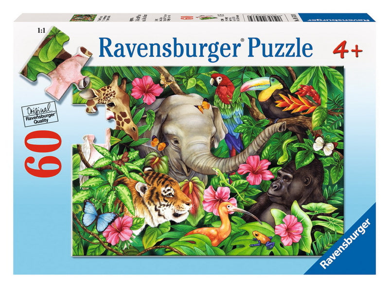 60 Piece Tropical Friends Jigsaw Puzzle