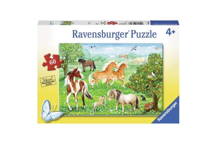 60 Piece Mustang Meadow Jigsaw Puzzle