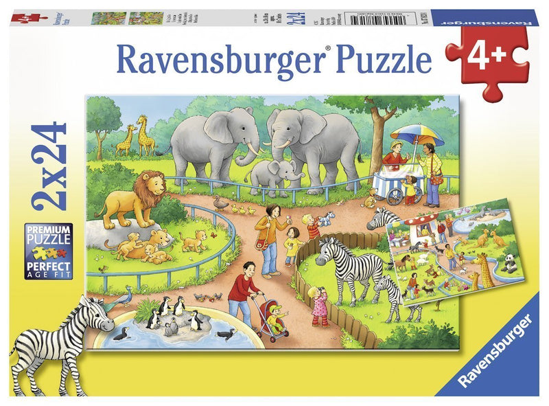 2x24 Piece A Day at the Zoo Jigsaw Puzzle