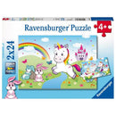 2x24 Piece Fairytale Unicorn Jigsaw Puzzle