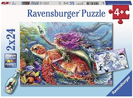 2x24 Piece Mermaid Adventures Jigsaw Puzzle