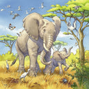 3x49 Piece Wild Animals Jigsaw Puzzle