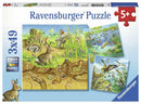 3x49 Piece Animals in their Habitats Jigsaw Puzzle