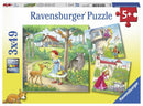 3x49 Piece Rapunzel Riding Hood and Frog Jigsaw Puzzle