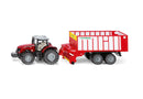 Massey Ferguson Tractor with Jumbo Pottinger by Siku