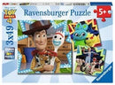 3x49 Piece Disney Toy Story 4 Jigsaw Puzzle