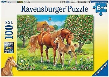 100 Piece Horses in the Field Jigsaw Puzzle