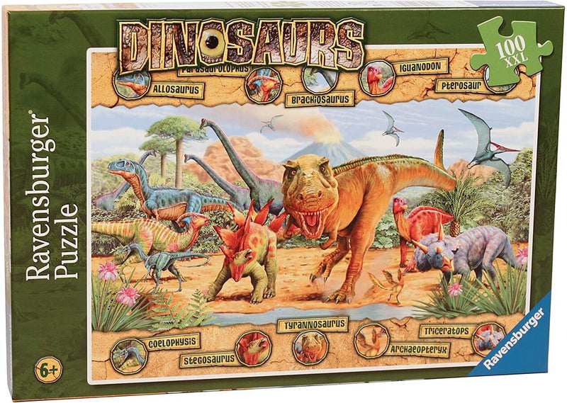 100 Piece Dinosaurs Jigsaw Puzzle