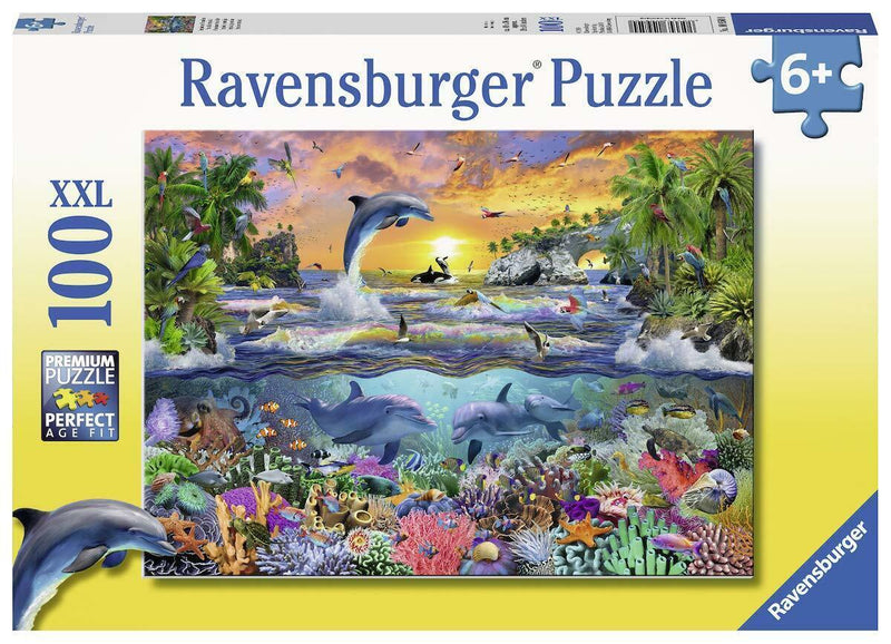 100 Piece Tropical Paradise Jigsaw Puzzle