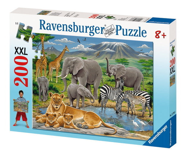 200 Piece Animals in Africa Jigsaw Puzzle