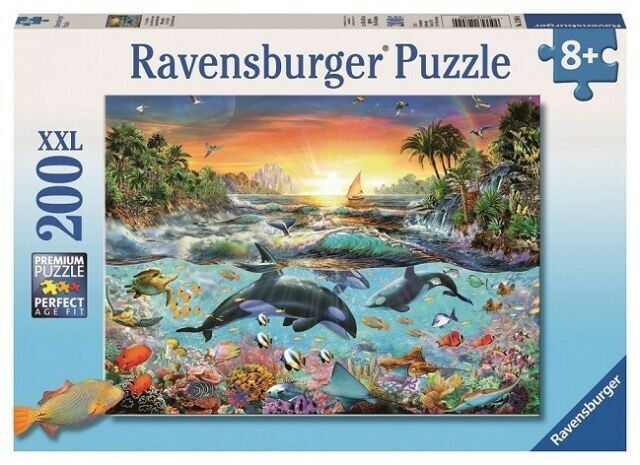 200 Piece Orca Paradise Jigsaw Puzzle