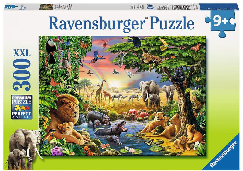 300 Piece At the Watering Hole Jigsaw Puzzle