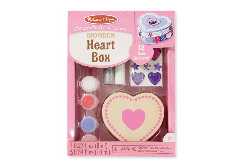 Decorate Your Own Wooden Heart Box by Melissa & Doug