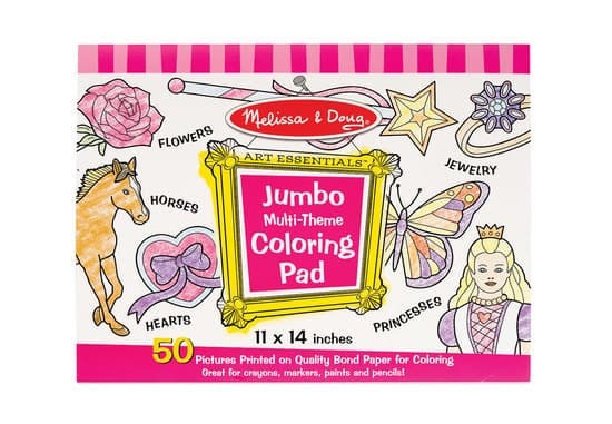 Pink Jumbo Colouring Pad of 50 by Melissa & Doug