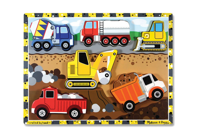 Construction Chunky Puzzle by Melissa & Doug