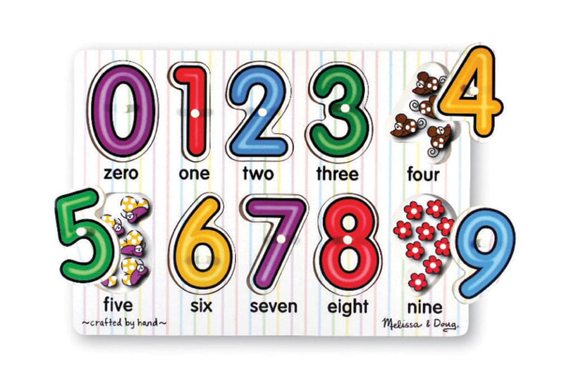 Numbers Peg Puzzle by Melissa & Doug