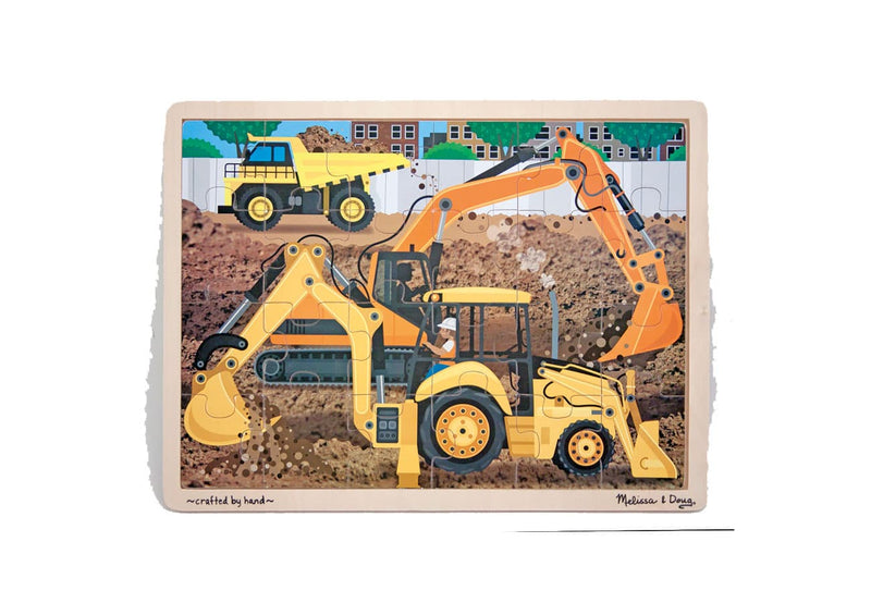 24 Piece Diggers at Work Jigsaw Puzzle by Melissa & Doug