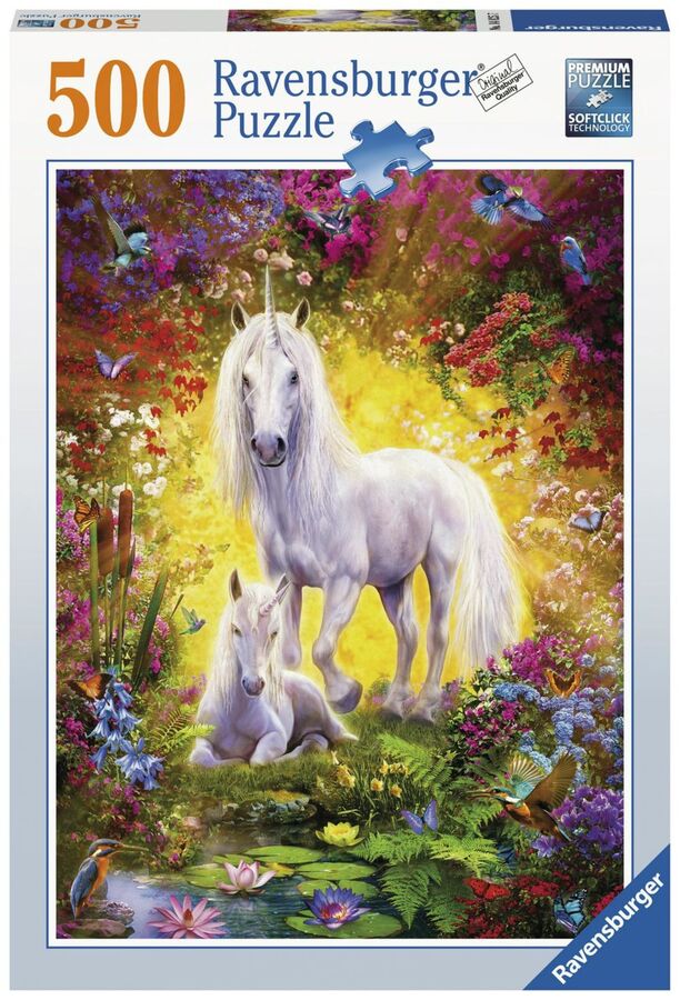 500 Piece Unicorn and Foal Jigsaw Puzzle - 14825-7