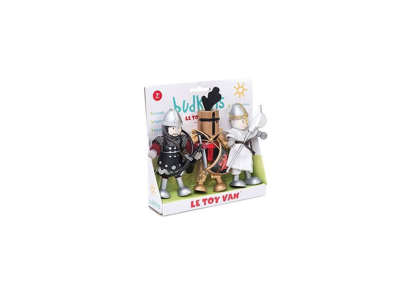 Budkins Knights Wooden Doll set by Le Toy Van