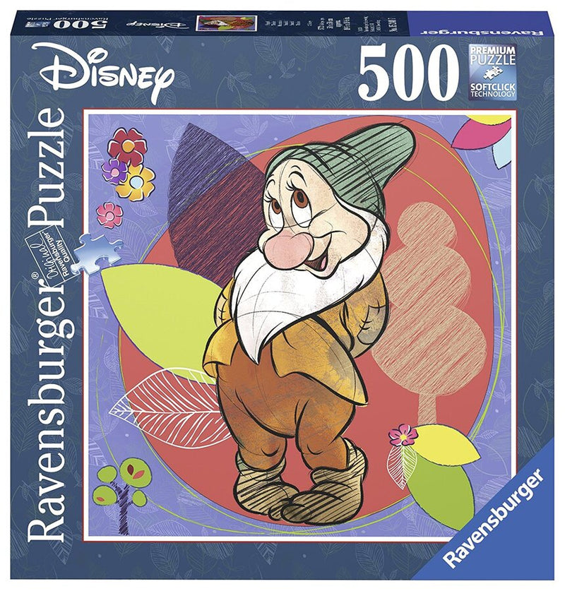 500 Piece Disney Bashful Square Jigsaw Puzzle