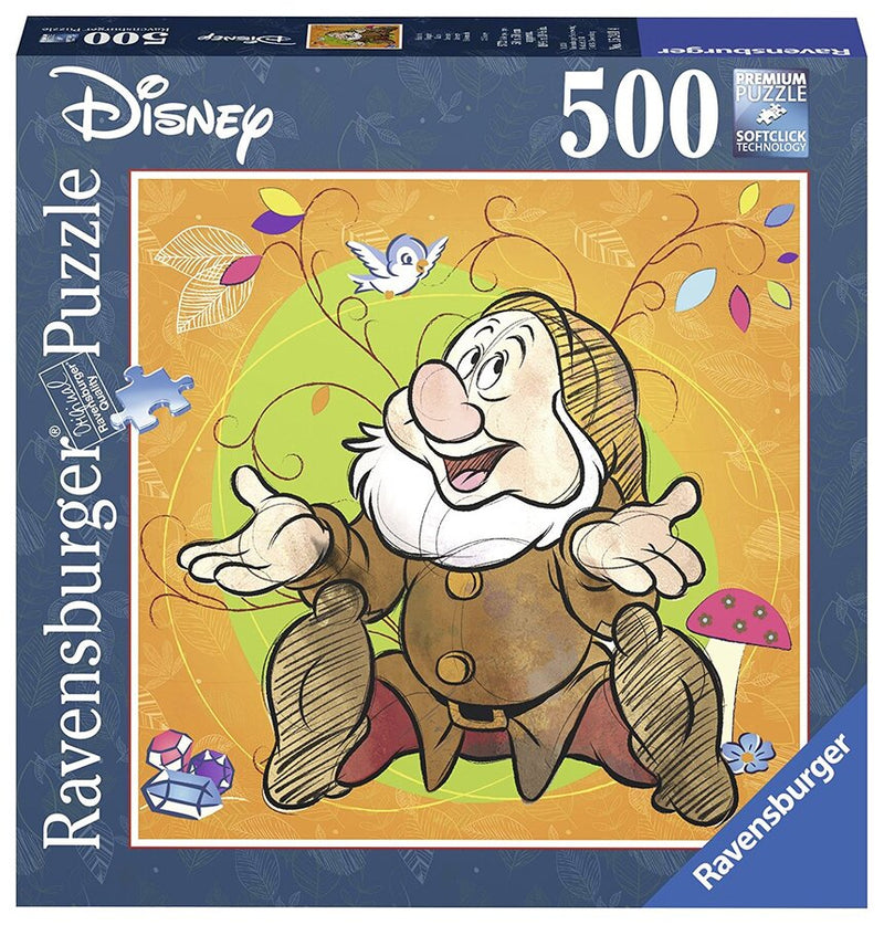 500 Piece Disney Sneezy Square Jigsaw Puzzle