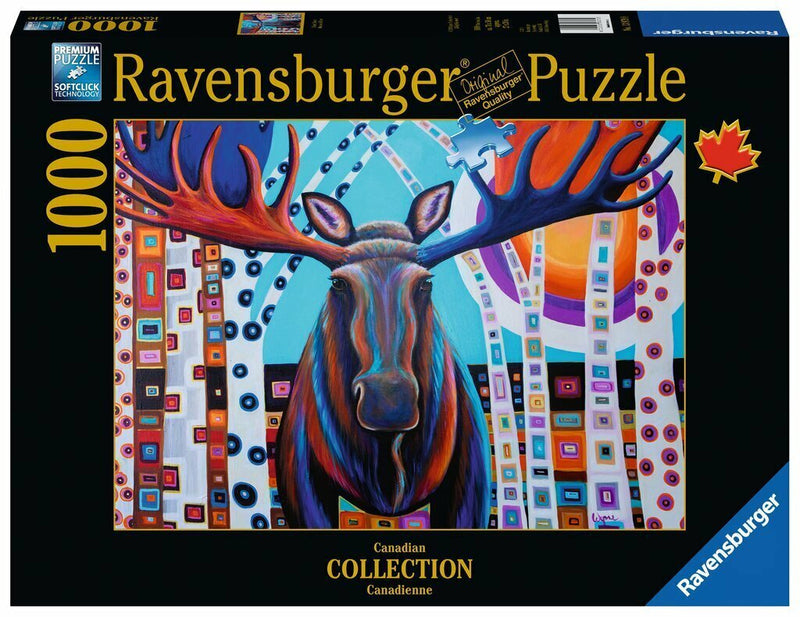 1000 Piece Winter Moose Jigsaw Puzzle