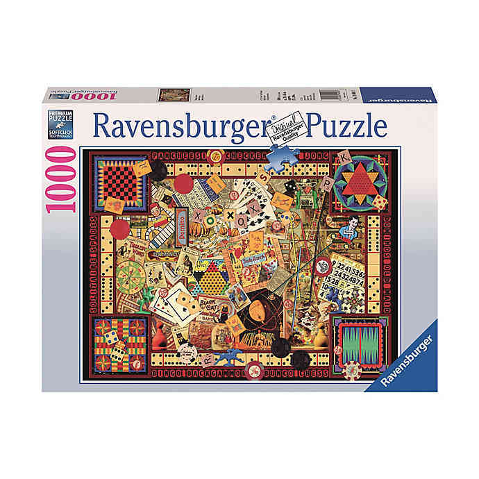 1000 Piece Vintage Games Jigsaw Puzzle