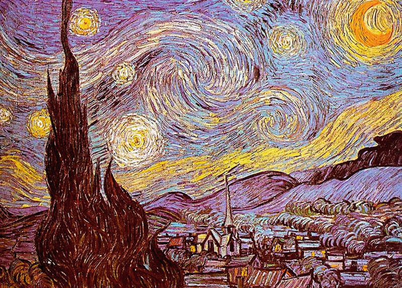 1500 Piece Van Gogh Starry Night Jigsaw Puzzle - 16207-9
