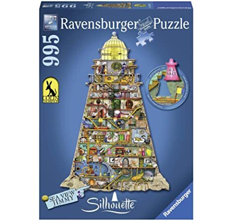 995 Piece Silhouette Ludicrous Lighthouse Jigsaw Piece