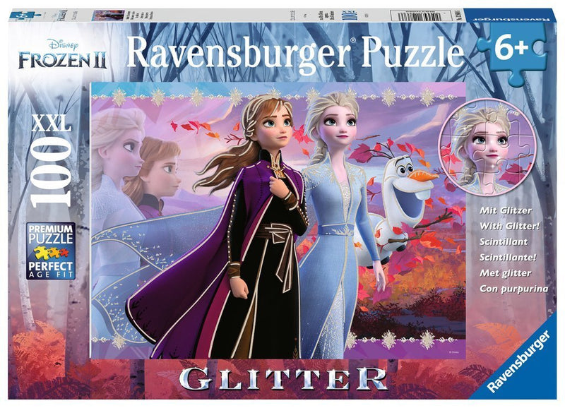 100 Piece Strong Sisters - Disney Frozen 2 Glitter Jigsaw Puzzle